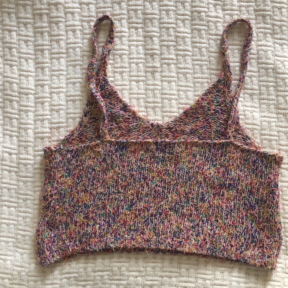 UO Multi Color Crop Top - Picture 2 of 7